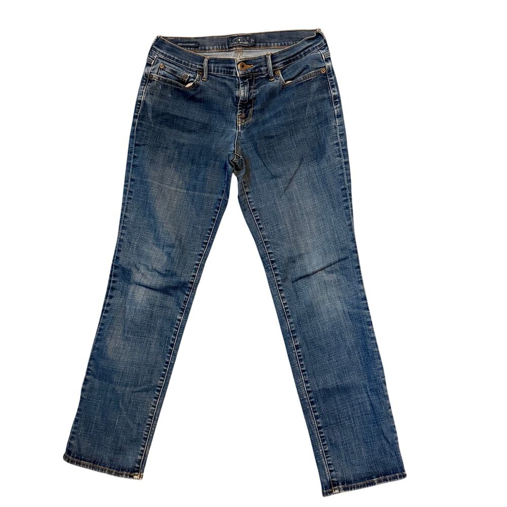 Lucky Brand Sweet Straight jeans in a blue denim wash woman’s Sz 8/29